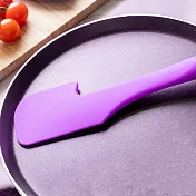 《Colourworks》斧型矽膠刮刀(紫28cm) | 攪拌刮刀 刮刀 奶油刮刀 抹刀