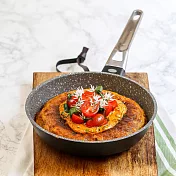 《MasterClass》雙塗層不沾平底鍋 | 平煎鍋 - 岩灰20cm