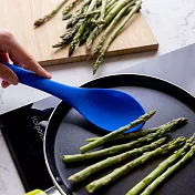 《Colourworks》矽膠料理匙(藍29cm) | 攪拌匙 攪拌杓 料理杓