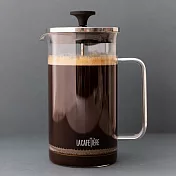 《La Cafetiere》玻璃法式濾壓壺 | 泡茶器 冷泡壺 沖茶器 法壓壺 咖啡壺 奶泡杯 - 簡約銀350ml