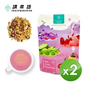 【講果語】櫻花莓梅茶5g x 7包-2入組 ( 蘋果、鳳梨、藍莓、楊梅、紅龍果、草莓、櫻花、甜菊 )