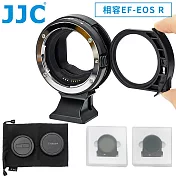 JJC佳能Canon副廠插入式濾鏡全電子自動對焦鏡頭轉接環CA-EF RF K(含CPL偏光鏡.VND減光鏡.UV濾鏡;相容原廠EF-EOS R)