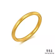 【點睛品】簡約細環黃金戒指 計價黃金(港圍17號)