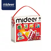 《MiDeer》-- 六合一拼圖-工程車 ☆