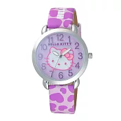Hello Kitty 滿心歡喜造型錶-紫面