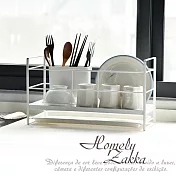 【Homely Zakka】日式簡約鐵藝多功能瀝水架