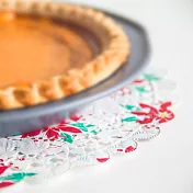 《FOX RUN》10吋蛋糕紙墊12入 | 烘焙紙墊 花墊紙 - 聖誕紅