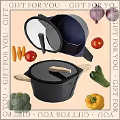 【德國Buderus】鑽石可立鍋系列_24cm湯鍋(含蓋)-IH爐可用鍋 銀河藍