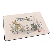 【Disney迪士尼】軟式珪藻土吸水地墊 可愛動物系列 珪藻土 地墊 (60*40*0.5cm) 歡笑斑比