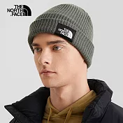 The North Face LOGO布標休閒  男女毛帽-NF0A3FJWDYY 灰