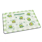 【Sanrio 三麗鷗】軟式珪藻土吸水地墊 珪藻土 地墊 軟式地墊 吸水地墊 (60*40*0.5cm) 玩樂大眼蛙