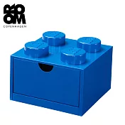 Room Copenhagen 樂高 LEGO® 樂高桌上型四凸抽屜收納箱 藍色