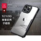 XUNDD訊迪 軍事防摔 iPhone 14 Pro 6.1吋 鏡頭全包覆 清透保護殼 手機殼 (夜幕黑)