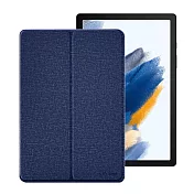 CITY for SAMSUNG 三星Galaxy Tab A8 X200 10.5吋 街頭時尚可2折3立帶筆槽保護套 藍色