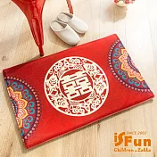 【iSFun】大喜臨門*新婚祝賀絨毛腳踏地墊40x60cm
