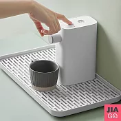 JIAGO 雙層長方形瀝水盤 白色
