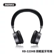 【REMAX】RB-520HB 頭戴藍牙耳機 黑色