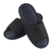 AC Rabbit 蜂巢紋室內用低均壓動能氣墊鞋(2210EC)(如同腳的沙發一樣舒適) 黑色L