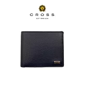 【CROSS】臺灣總經銷 限量2折 頂級小牛皮8卡皮夾 艾維斯系列 全新專櫃展示品 (深藍色 贈禮盒提袋)