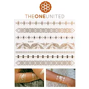 【The One】歐美時尚金屬感紋身貼(小)-8-海神莉亞