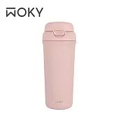 【WOKY 沃廚】All-P輕芯鈦瓷雙飲保溫瓶500ml(5色可選) 粉色