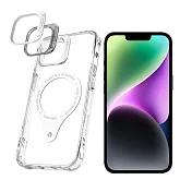 JTLEGEND for iPhone 14 6.1 Hybrid Cushion DX 超軍規防摔殼-內嵌Mag磁圈 透明
