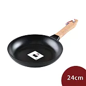 Staub 木柄鑄鐵平底鍋 24cm 煎鍋 鑄鐵鍋 (電磁爐 IH爐可用)