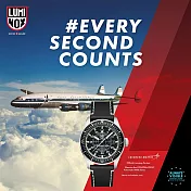 LUMINOX 雷明時洛克希德馬丁星座機械腕錶–黑 / 9601