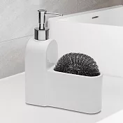 《VERSA》刷具+陶製洗手乳罐 | 按壓瓶 分裝瓶 乳液瓶 沐浴乳罐 - 簡約白250ml