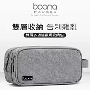 【LOTUS】baona 手機筆電配件行動電源收納包 F款