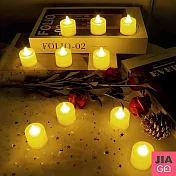 JIAGO LED電子模擬蠟燭燈(24入/組) 暖白光