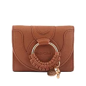 SEE BY CHLOE HANA系列三折零錢袋短夾- 焦糖色