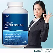 【LAC利維喜】三強魚油1500膠囊120顆(3倍omega3/腸溶劑型/升級版三效魚油)