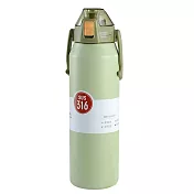 【JP嚴選-捷仕特】日系簡約不銹鋼大容量316保溫瓶-1700ml 森林綠