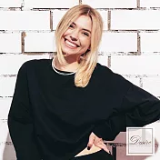 &MORE愛迪莫 Desire 渴望鈦鍺項鍊 (白鋼)- S 簡約黑