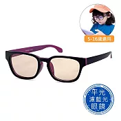 【SUNS】兒童濾藍光眼鏡 防3c眼鏡無度數 兩款任選 抗藍光眼鏡 抗UV400 方框桃紅色