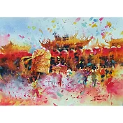 【玲廊滿藝】(阿力)余思瑩-媽祖起駕27x39cm