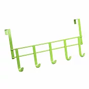 Wisdom 經典款門後勾五勾掛勾(買一送一超值優惠組) 綠色*2