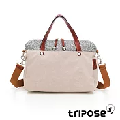 tripose 漫遊系列岩紋玩色兩用手提背包 沙漠灰