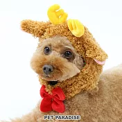 【PET PARADISE】寵物用品-變身頭套 馴鹿 3S