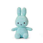 BON TON TOYS Miffy米菲兔ECO燈芯絨填充玩偶-23cm  (土耳其藍)