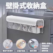 壁掛式收納盒-白色 白色