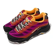 Merrell 戶外鞋 Moab Speed GTX 女鞋 桃紅 橙 防水 登山 低筒 襪套式 ML067494