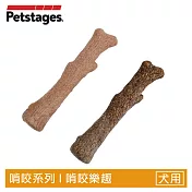 Petstages 森林史迪克2件組 M號 寵物 磨牙 潔齒 啃咬 狗玩具 狗狗潔牙玩具 美國 - 69897森林史迪克-2件組(M/中型犬