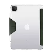 JTL / JTLEGEND iPad Pro 11吋 Ness相機快取多角度折疊防潑水布紋皮套 軍綠