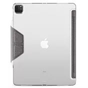 JTL / JTLEGEND 2022 iPad Pro 12.9吋 Amos相機快取折疊布紋皮套(無筆槽) 雅痞灰