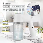 【Timo】海馬系列 藍光奈米級酒精噴霧槍500ml-奢華藍 純淨白