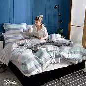 英國Abelia《居家生活》雙人天絲木漿四件式防蹣抗菌吸濕排汗兩用被床包組