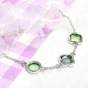 【伊飾童話】點妝藍綠手鍊