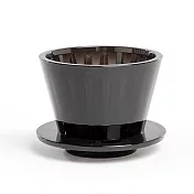 TIMEMORE 泰摩 冰瞳B75咖啡濾杯 手沖蛋糕型咖啡樹脂濾杯 琥珀黑